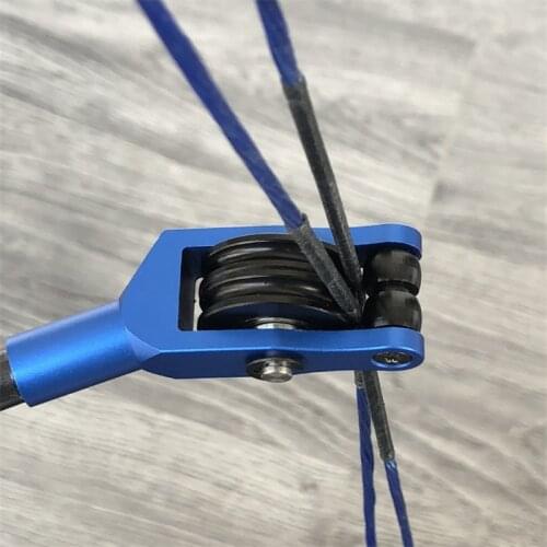 1pc Archery Compound Bow Cable Slide Aluminum Alloy Bow String Separato Roller Glide Hunting