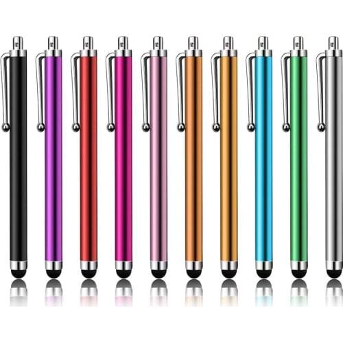 10/20Pcs Portable Capacitive Touch Screen Clip On Stylus Pen for Phone Tablets