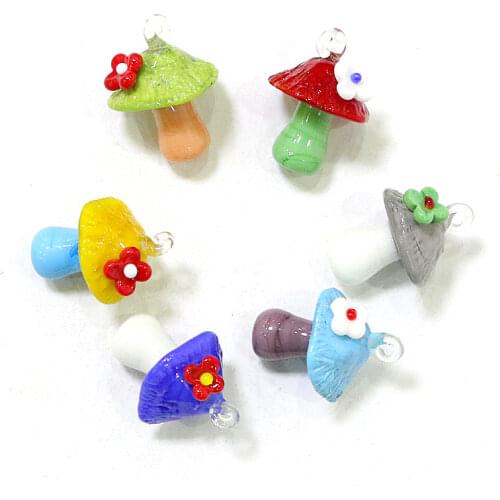 Custom Hand made Murano glass Figurine Lovely miniature Christmas Snowman garden Home Furnishing decorative Pendant Gift Set