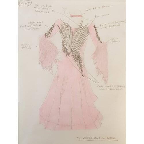 2021 This links just for extra price or for the order price differences Or additional payment custom made ballroom Dancing Skirt