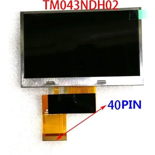 TIANMA 4.3 inch TFT LCD Screen TM043NDH02 WQVGA 480(RGB)*272 No Touch Panel
