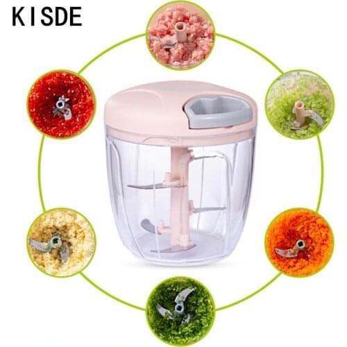 500/900ml Manual Food Chopper Multi-function Vegetable And Fruit cutter Meat Grinder Manual Meat Grinder Chopper