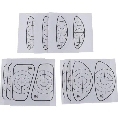 9 Sheets Golf Impact Labels Target Tape Stickers for Irons and Woods - Golfer Swing Trainer