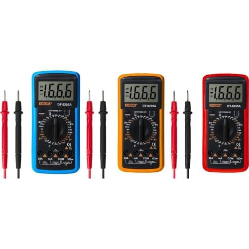 ANENG DT-9205A Digital Voltmeter Current Voltage Meter Resistance Tester Handheld Ammeter Resistance Capacitance Tester