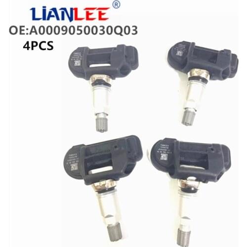 433Mhz New 4Pcs/Lot TPMS Sensor For Mercedes Smart C E S CL CLA CLS A0009050030Q03 Tire Pressure Monitoring System A0009050030