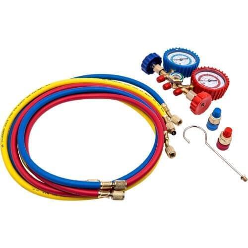 For R134 R12 R22 Manifold Gauge Set HVAC A/C Refrigeration Diagnostic Test