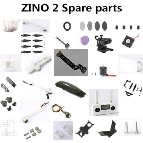 Hubsan ZINO 2 ZINO2 RC UAV spare parts Motor arm Propeller blade ESC shell PTZ cable remote control cable etc