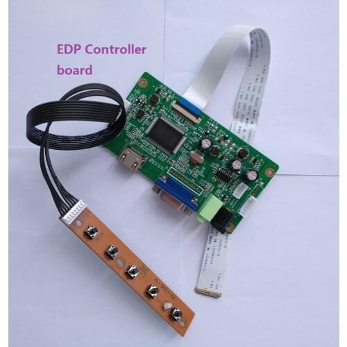 For B116XTN02.3 HW2D/HW3B B116XTN02 HW4A SCREEN display KIT VGA DIY 1366×768 LCD EDP DRIVER monitor 30Pin Controller board 11.6"