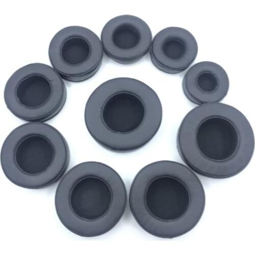 Round Replacement Earpads 60 70 80 85 90 95 100 110mm Suitable for Many Large Over The Ear Headphones Thickened Earmuffs Ear Pad