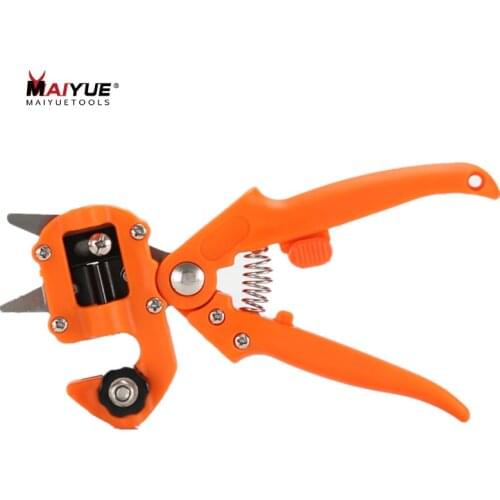 MAIYue Garden Grafting Tool Suit Pruning Shears Scissor Fruit Tree Vaccination Scissor and 2/2.5/3cm Graft Film Tape