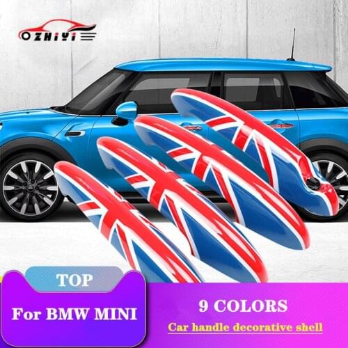 Car Door Handle Cover Sticker for BMW Mini for Cooper R55 R56 R57 R58 R59 R61 for Countryman Decoration Cover Exterior Parts