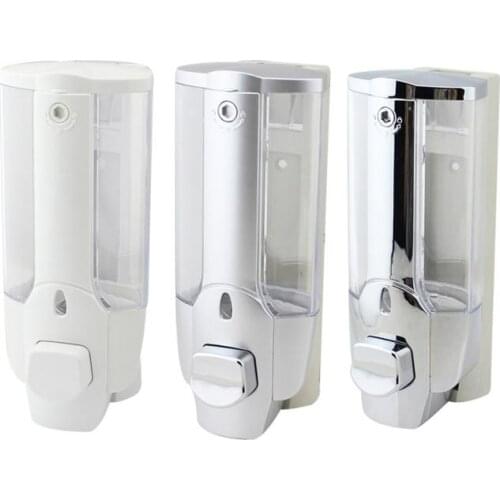 Wall Mount Liquid Soap Dispenser Single/Double Head Manual Hand Liquid Shampoo Shower Gel Dispensers Lotion Container Wholesale