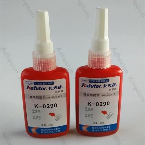 New 2pcs kafuter K-0290 50g high strength thread glue high permeability fill cracks adhesive