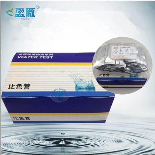Total chromium colorimetric tube electroplating waste water total chromium hexavalent chromium determination kit test package ch