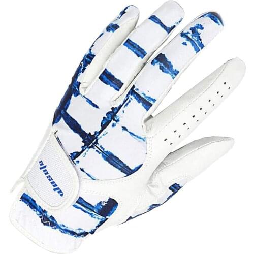 1pcs Golf Gloves Mens Left Hand Soft Breathable Pure Sheepskin With Anti-slip Granules Golf Gloves Golf Men