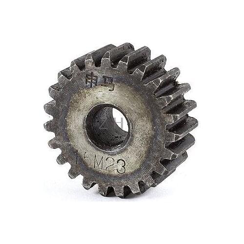 Gray 10mm x 37mm x 15mm Module 1.5 23 Teeth Metal Straight Gear Wheel