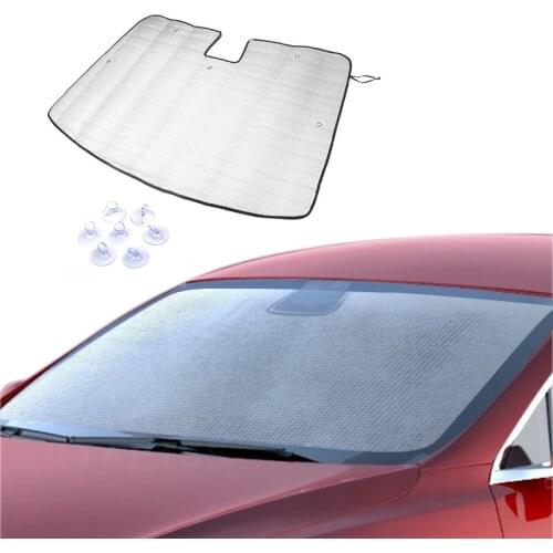 Car Windshield Sunshade Automotive Front Window Sun Block Accessories Reflective Sunvisor Protector Parasol for Tesla Model 3