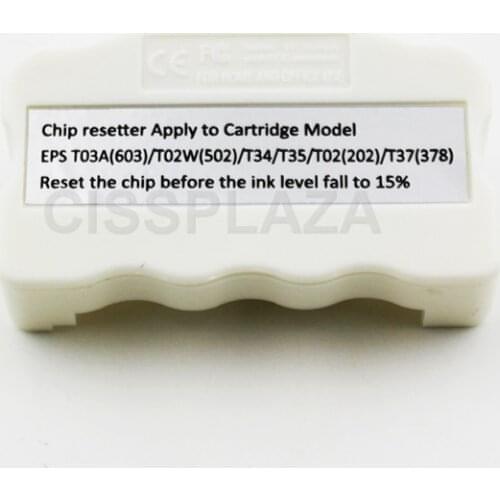 CISSPLAZA 1pc T603 603XL chip resetter compatible for Epson XP-2100 XP-2105 XP-3100 XP-3105 XP-4100 XP-4105 WF-2810 WF-2830