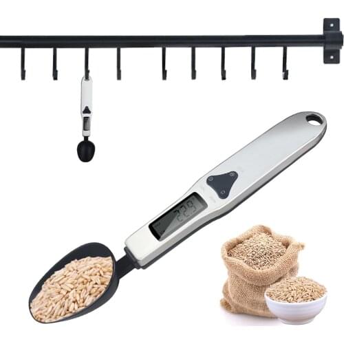 500g 0.1g Digital Measure Spoon Scale Mini LCD Kitchen Scale Weight Balance Lab Gram Measuring Tools Food Scale For Grain