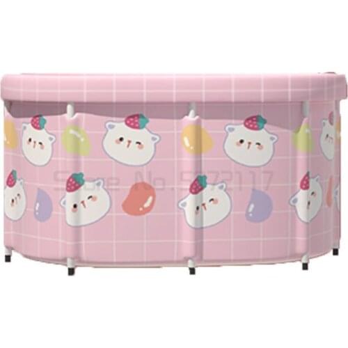 Swimming bucket pool adult bath bucket folding bath bucket household childrens bath bucket baby bathtub