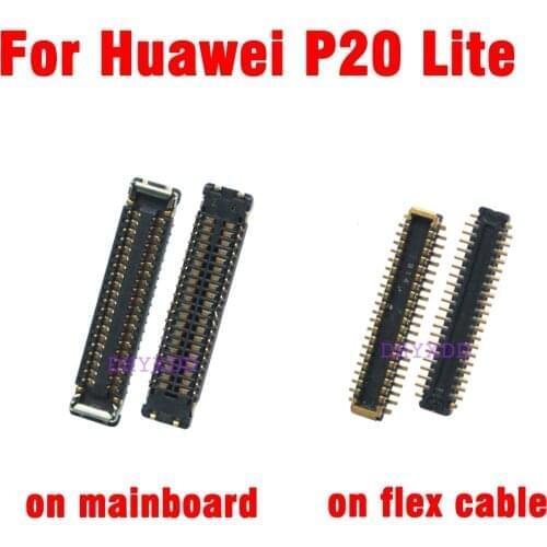 5-10pcs USB Charging Port FPC connector Replacement for Huawei P20 Lite P20Lite Logic on Mainboard/on Cable
