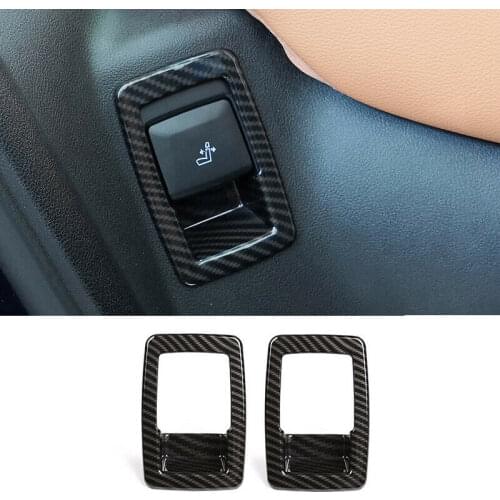 ABS Carbon Fiber For BMW X3 G01 2018 2019 Second Row Seat Adjustment Frame Trim