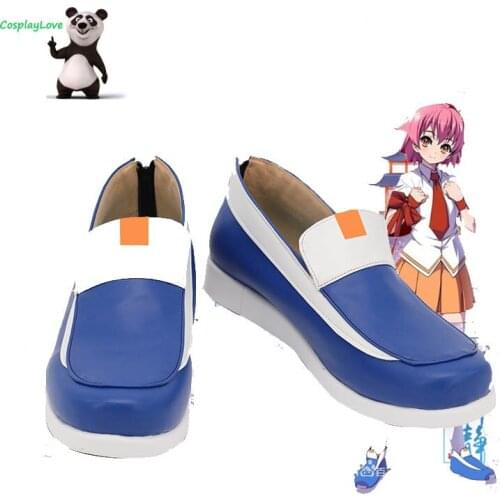 Aino Heart Cosplay Shoes From ARCANA HEART Long Boots Leather Custom Made CosplayLove For Boy Men Christmas Halloween
