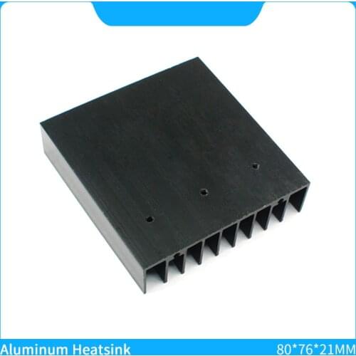 Aluminum Heatsink Radiator Cooling for For Electronic Chip IC LM1875 TDA2030 Chips Heatsink Cooler Pads 80*76*21mm