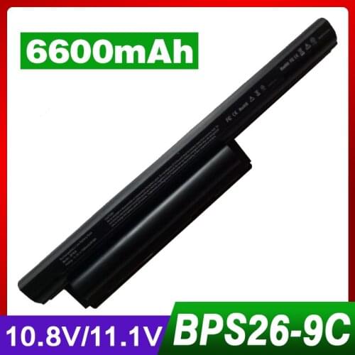 ApexWay 6600mAh Laptop Battery For Sony VGP-BPS26A VGP-BPS26 For VAIO SVE14117 SVE141100C VPC-CB100C PCG-61712T VPC-EJM1E