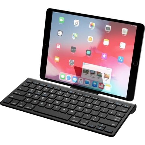MoKo Bluetooth Keyboard, Wireless Ultra Thin Computer Keyboard with a Removable Bracket for Android, Windows, iOS, Phone, Tablet