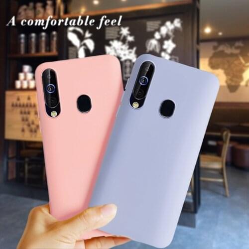 For Samsung Galaxy A60 2019 Case Candy Color Soft Silicone TPU Cover For Samsung A60 SM-a6060 A606F Phone Case