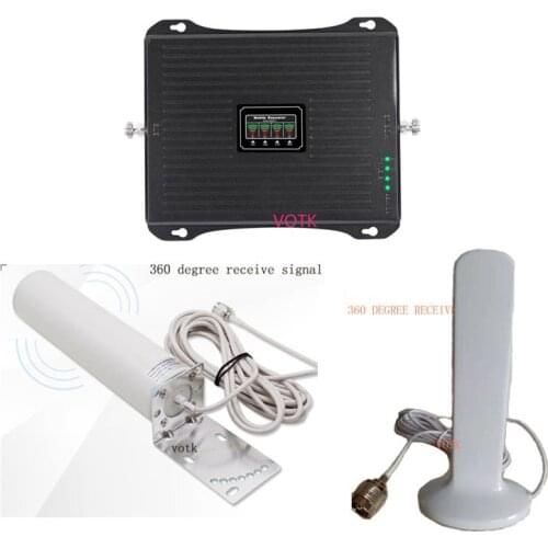 Four Band 800 900 1800 2100 Cellular Signal Booster 2G 3G 4G LTE Repeater Mbile Phones Amplifier