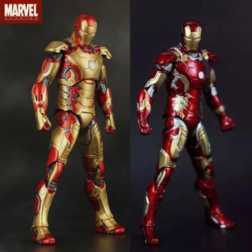 18 CM Marvel Avengers Iron Man MK42 MK43 Action Figure Model Toys with Accessories Exquisite Gift Classic Collecting Toys