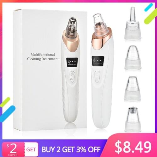 Electric Vacuum Blackhead Remover Acne Black Spot Extractor Vacuum Suction Deep Cleansing Machine Exfoliating Pore Cleaner
