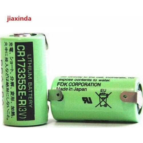 Jiaxinda HOT NEW CR17335SE-R CR17335SE CR17335 17335 3V lithium Battery PLC control in Li-ion battery leg feet foot