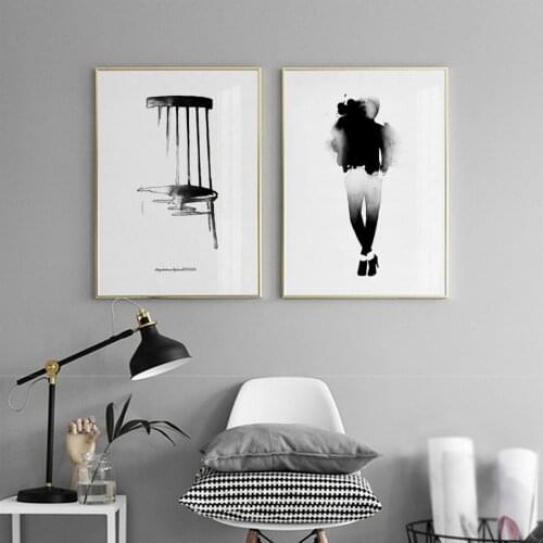 Michael Jackson Watercolor Poster Print Scandinavian Canvas Painting Black White Wall Picture Nordic Art Home Decor No Frame