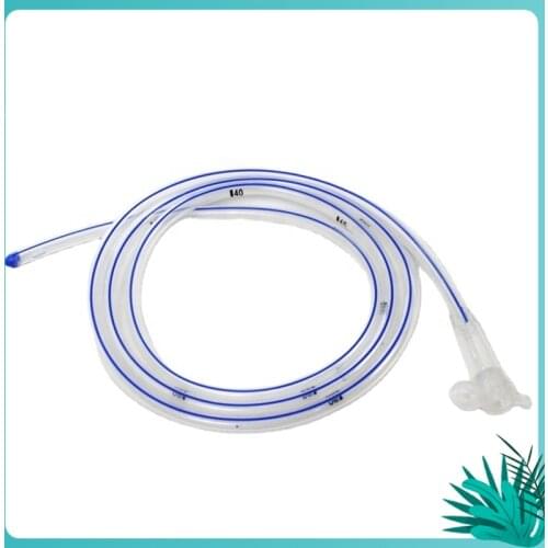 10pcs/lot Medical Silicone Stomach Tube Duodenal Levin Tube Silicone Nasogastric Tube Transparent Feeding Tube Fr16