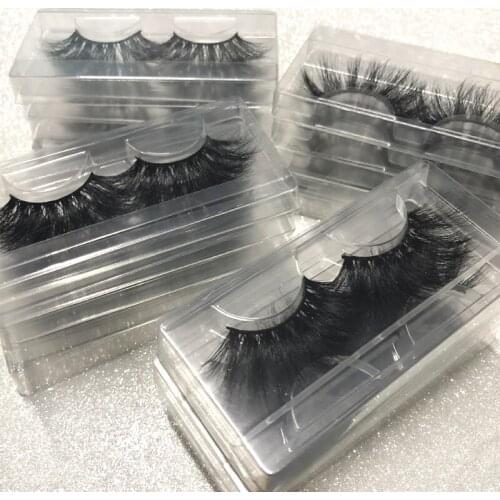 Buzzme Wholeasle 30mm False Lashes Only Tray Thick Sexy Dramatic 3D Real Mink Eyelashes Makeup Natural Soft Eyelash