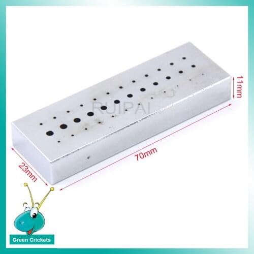 New 36 holes Round Drill Dies Blaco, Stainless Steel Round Watch Parts and Jewelry Wire Making Shaping Tool for Watchmakers