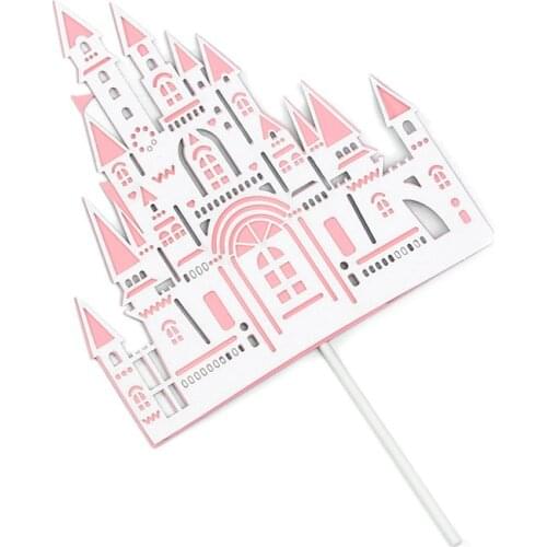 New Castle Prince Princess Happy Birthday Cake Topper Party Supplies Happy Birthday Cake Decorations Boy Girl Baby Shower