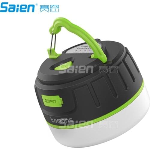 196lm Ultra Bright LED Camping Lantern, IP65 Waterproof Outdoor Lights, Tent Lamp with Rechargable 5200mAh Battery Power Bank fo