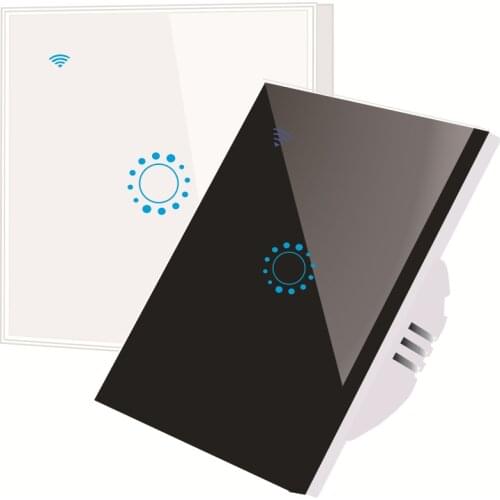 WiFi Intelligent Remote Control Touch Switch Alexa Voice Google Home Control Timing Switch White Black Quick Respone