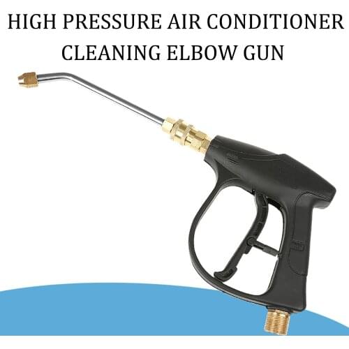 High Pressure Car Wash Water Gun High Pressure Air Conditioner Cleaning Elbow Gun Fan Nozzle Cleaning Machine Washing Chassis