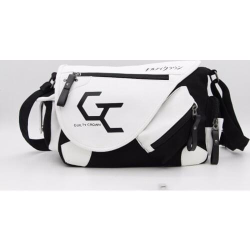 Japan Anime Guilty Crown OUMA SHU Void Canvas Casual Zipper Shoulder Bag Crossbody Bags Schoolbags Messenger Bag Gift