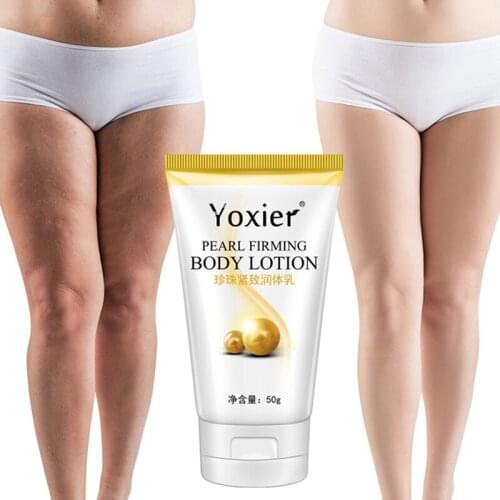 Yoxier Pearl Firming Body Lotion Slimming Cellulite Massage Remove Stretch Marks Cream Treatment Body Skin Care Health Lift Tool
