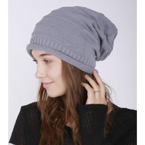 Lady Winter Knit Hats Women Beanies Flower Diamond Beanie Hat Girls Knitted Cap Student Leisure Warm Bonnet Hats B-8467