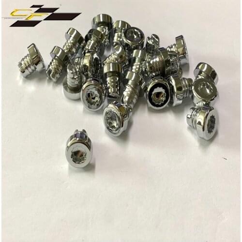 100 Pcs Universal Decoration Plastic Wheel Auto Hub Screw Lip Bolt Tires Car Rivets