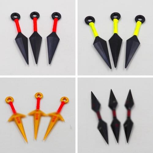 Anime Accessories Naruto Kunai Cosplay Plastic Throwing Weapon Christmas Kids Toy Namikaze Minato Akatsuki 2021 New Year Gift