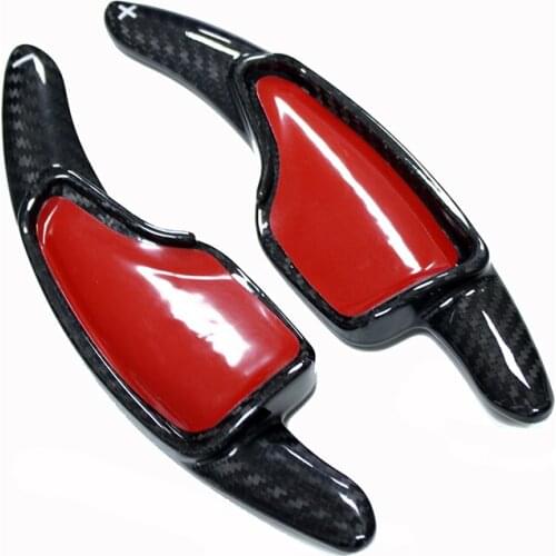 Car Styling for 6th Gen Chevrolet Camaro C7 2016 2017 2018 2019 real Carbon Fiber Paddle Shifters Steering Wheel Shift Paddles