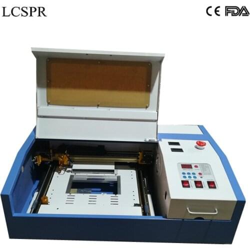 Free shipping to Moscow and Almaty include customs duty and tax 50W 3020 Co2 laser cutting machine diy laser engraver and cutter